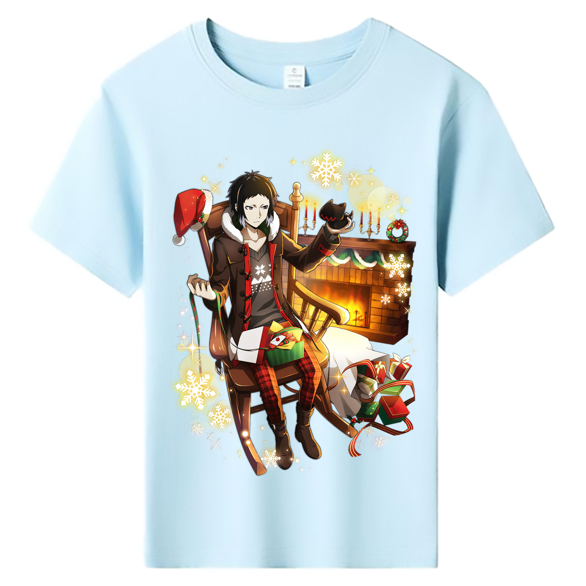 （画像用） 文豪ストレイドッグス Bungo Stray Dogs 綿100％キッズTシャツ（フロントプリント）